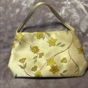 Floral Yellow and Green Women's Bag